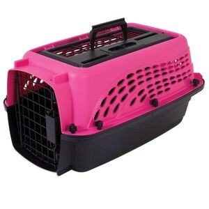 Petmate Two Door Top Load Kennel Pink 19 Inch